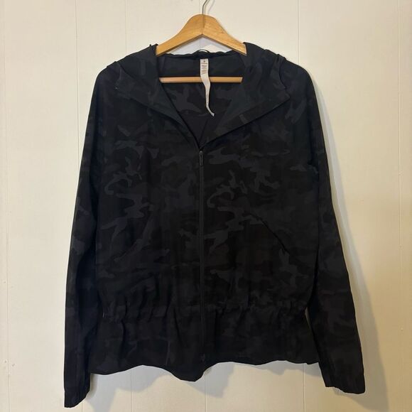 Lululemon Pack It Up Jacket 'Incognito Camo Black/Grey' Lightweight Size 6/Small - Picture 10 of 14